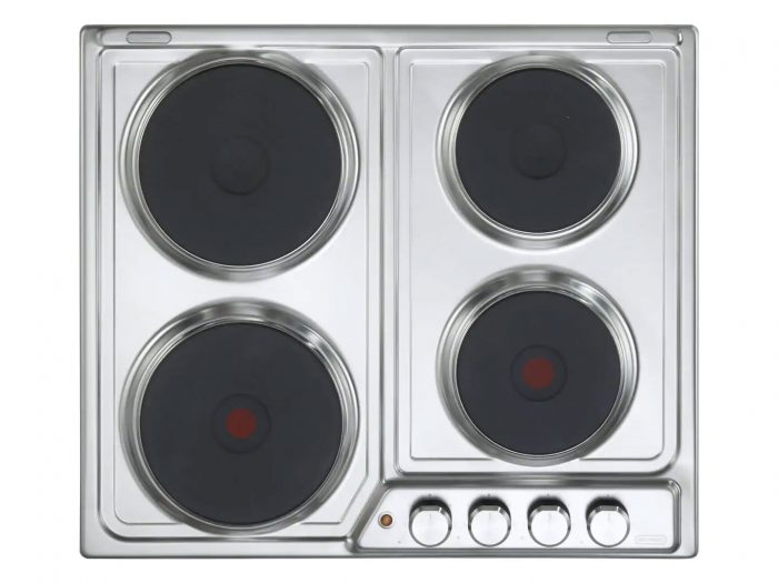 4 Zone 60cm Electric Cooktop in Stainless Steel - DEH60SX1