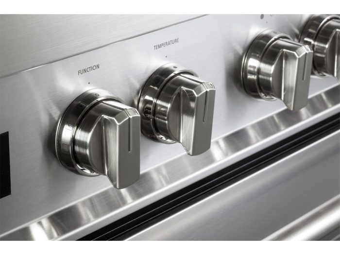 90cm Free Standing Multifunction Electric Oven with Induction Cooktop - DEF1407INDSS - Image 4