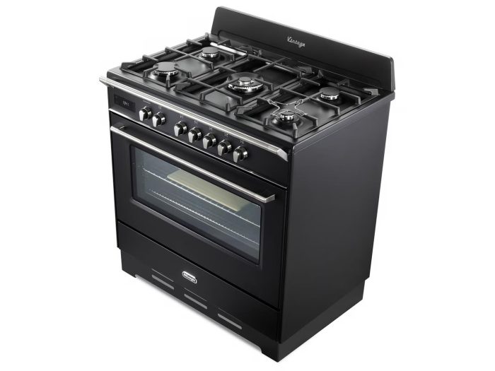 90cm Free Standing Multifunction Electric Oven with 5 Burner Gas Cooktop - DEFV120LMB - Image 7